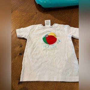 Bb blanks boutique shirt boys size 4t name Nolan